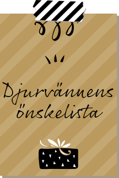 Djurv&auml;nnens &ouml;nskelista